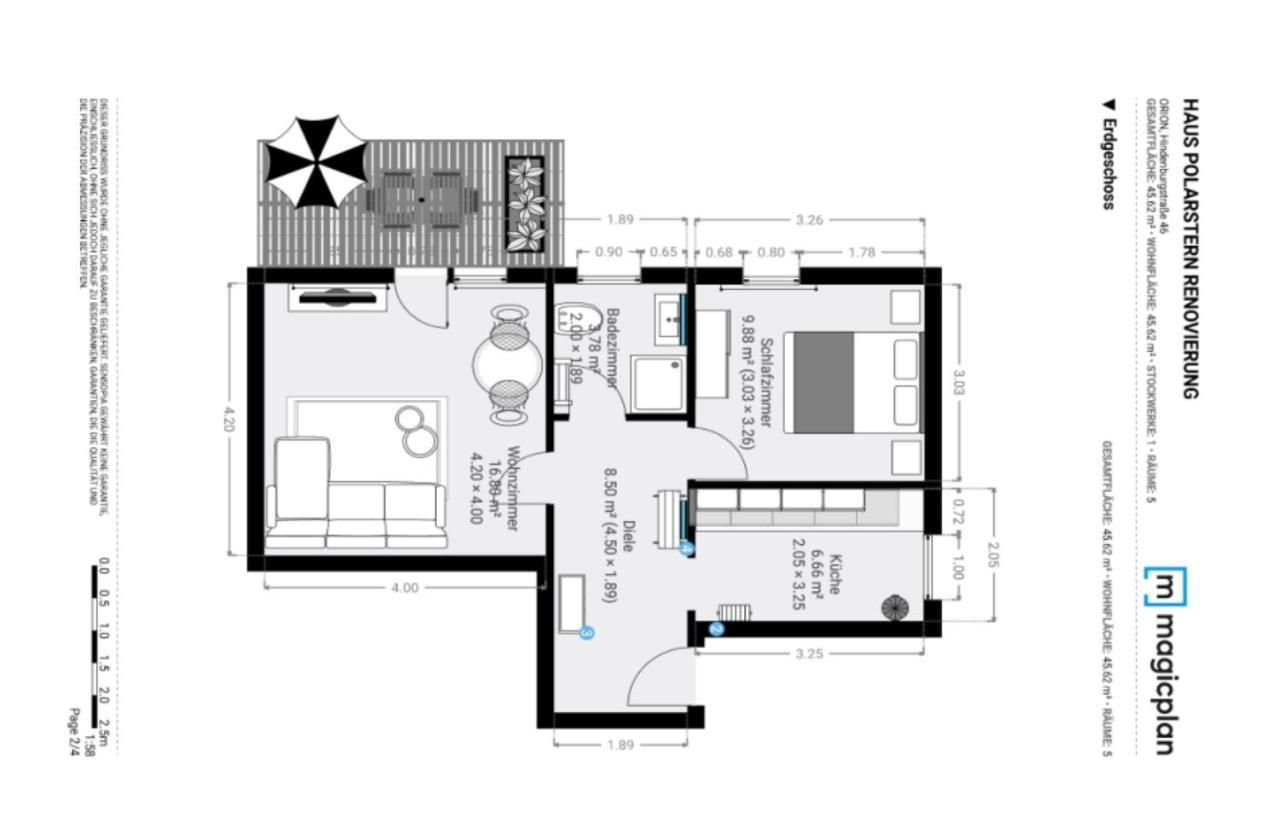 Haus Polarstern Ferienwohnung Orion 보르쿰 외부 사진